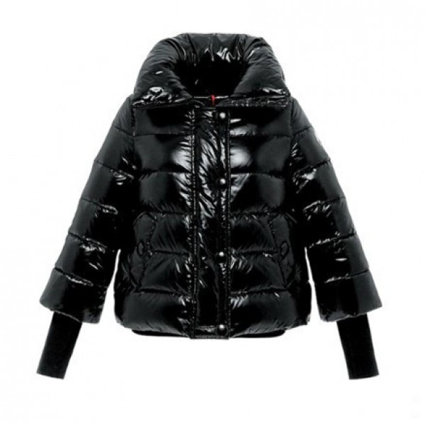 Moncler Nero couverture collare caldo Donna Giacche uscita